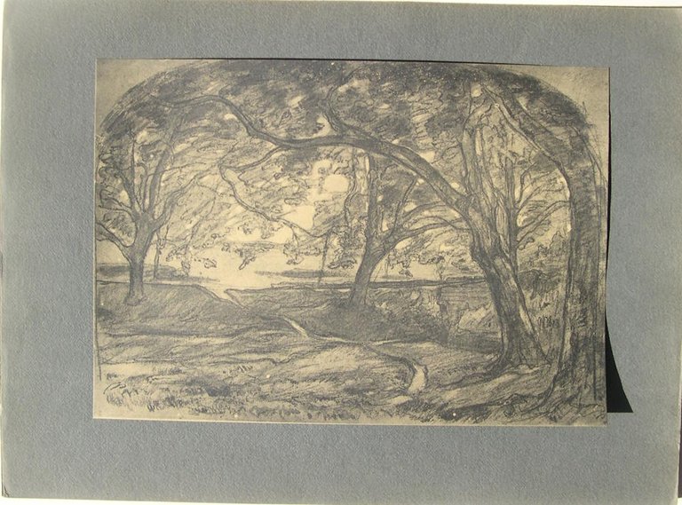 Dessins de paysage de François Vernay : 1821 - 1896