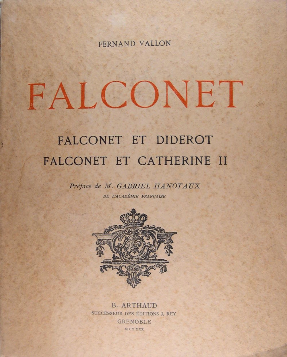 Falconet - Falconet et Diderot, Falconet et Catherine II