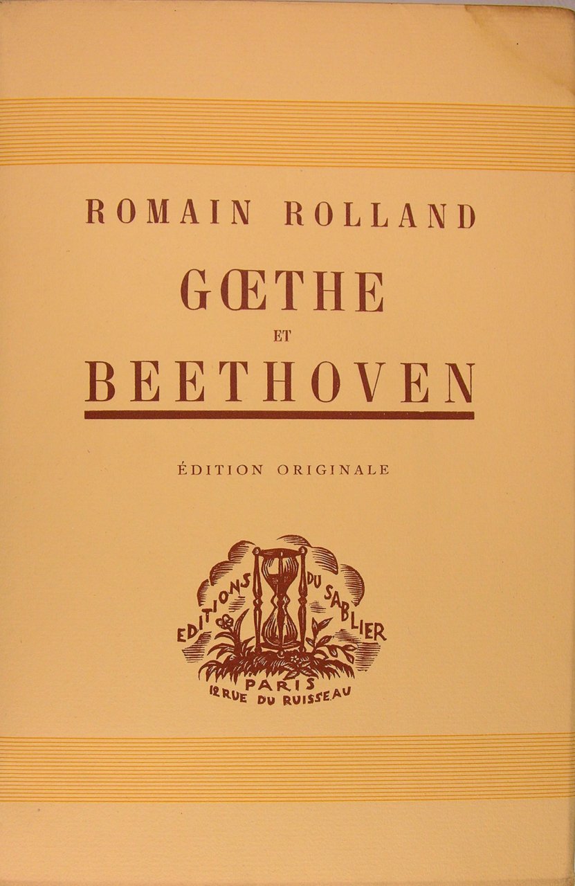 Goethe et Beethoven - Essais.