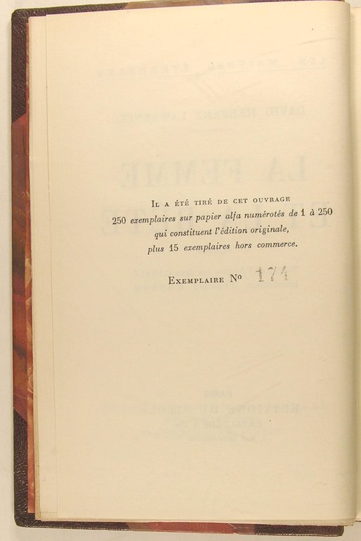 La femme et la bête.