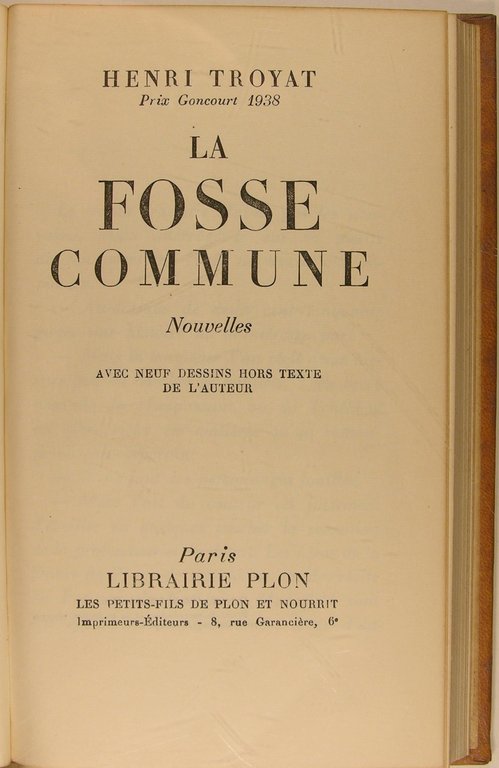 La fosse commune - Nouvelles