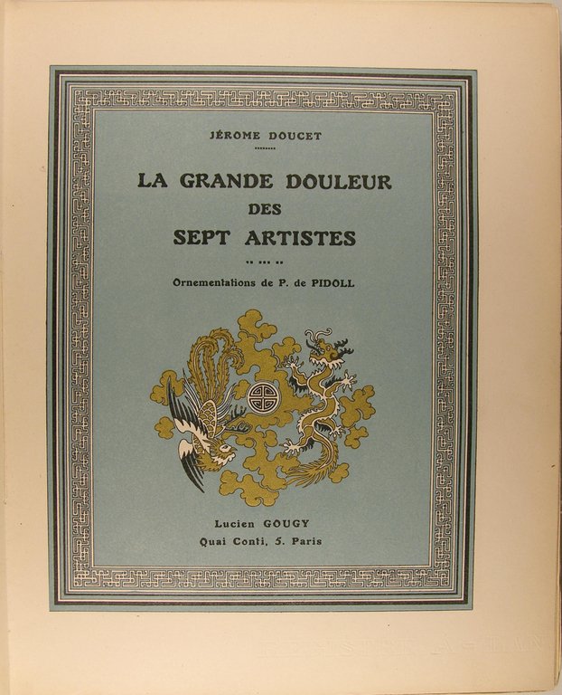 La grande douleur des sept artitstes.