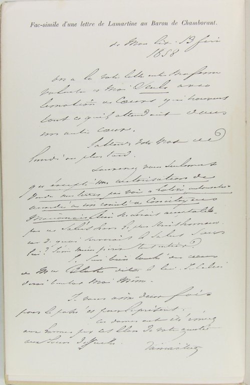 Lamartine inconnu - Notes, Lettres, et Documents inédits - Souvenirs … | Immagine Gallery 2
