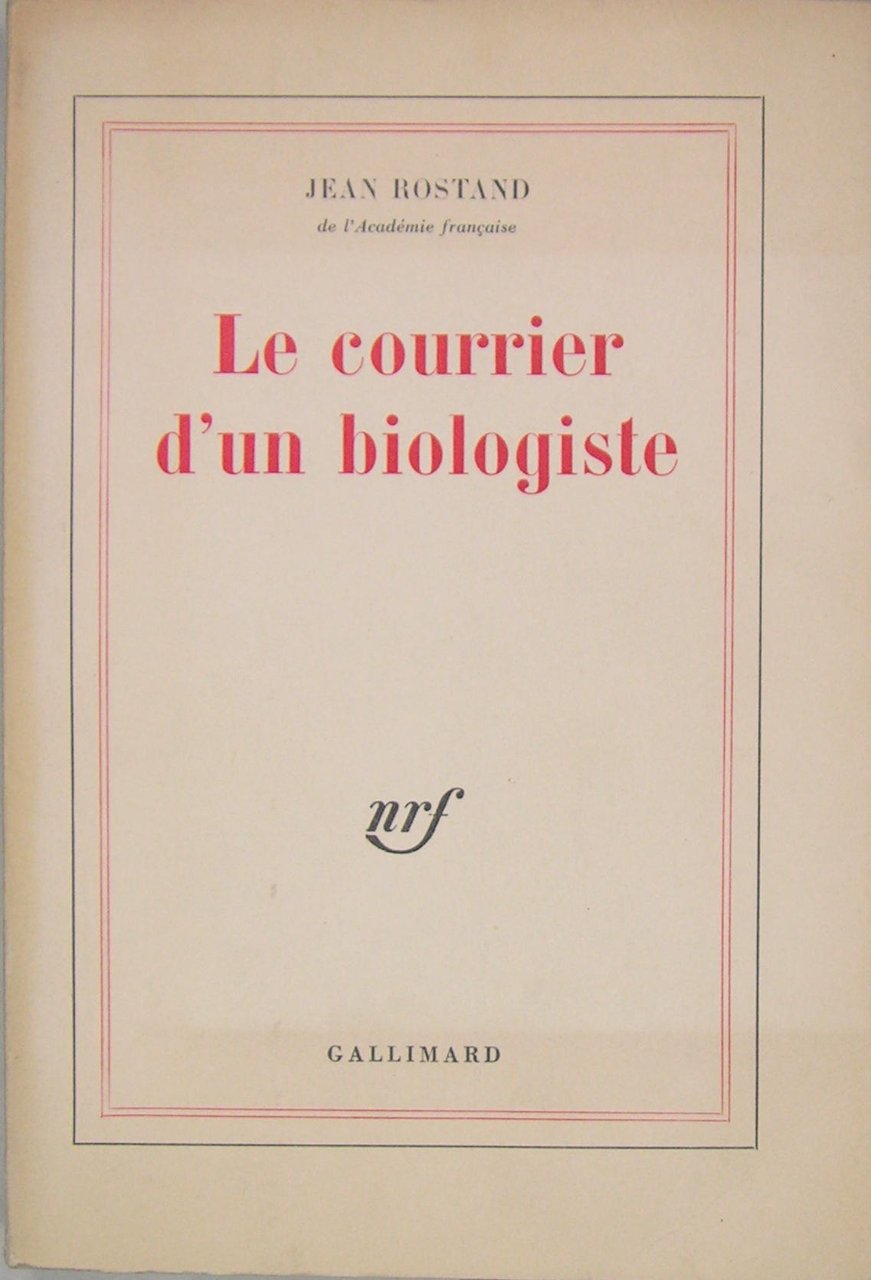 Le courrier d'un biologiste | Immagine principale