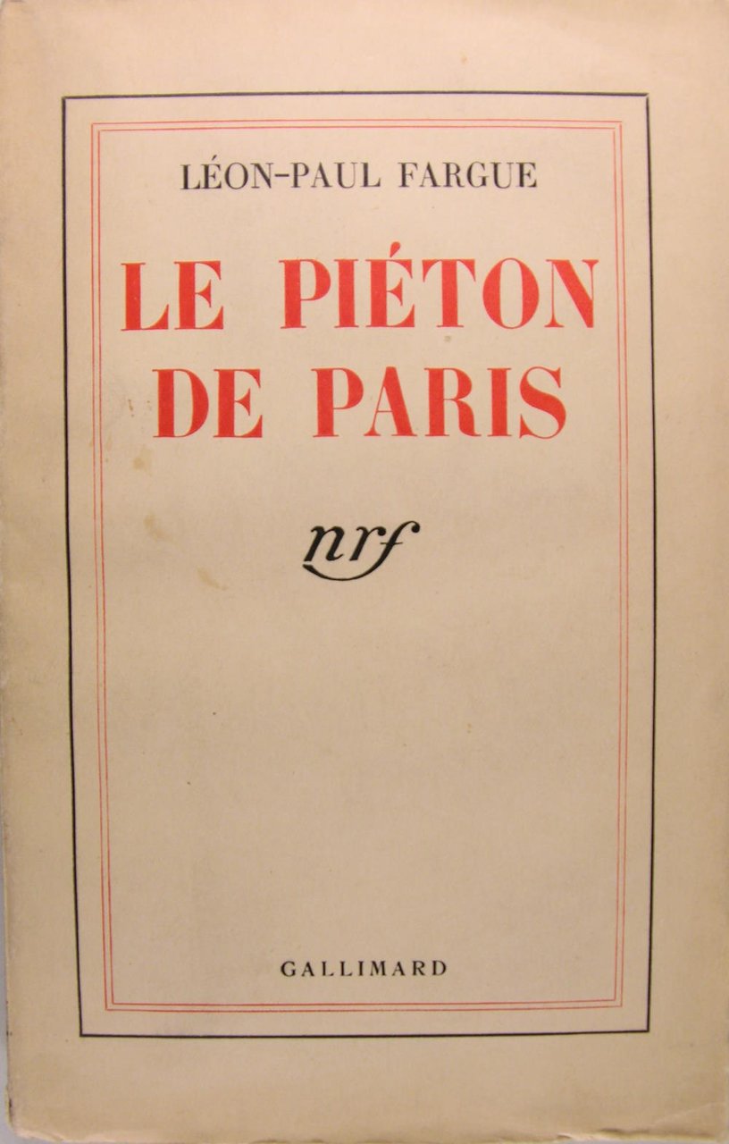 Le piéton de Paris