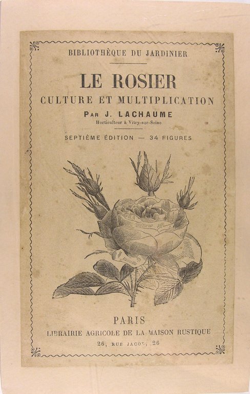 Le rosier - Culture et multiplication.