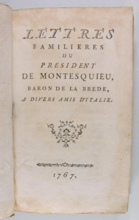 Lettres familières du Président de Montesquieu, Baron de La Brède, …