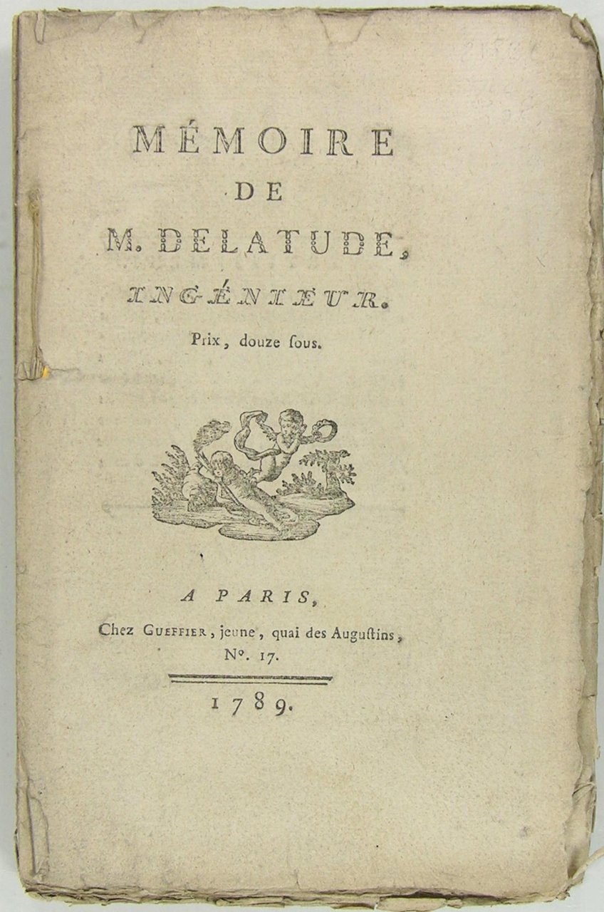 Mémoire de M. Delatude, ingénieur. | Immagine principale