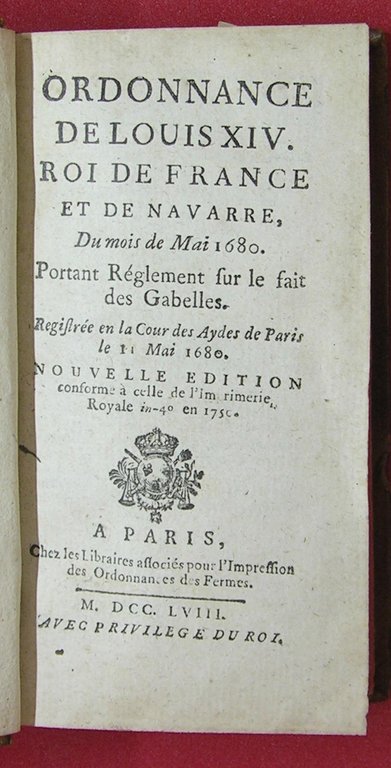 Ordonnances de Louis XIV, Roi de France et de Navarre, … | Immagine Gallery 2