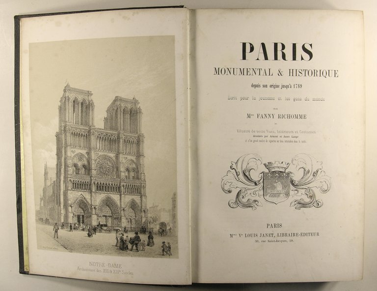 Paris Monental & Historique depuis son origine jusqu'à 1789.
