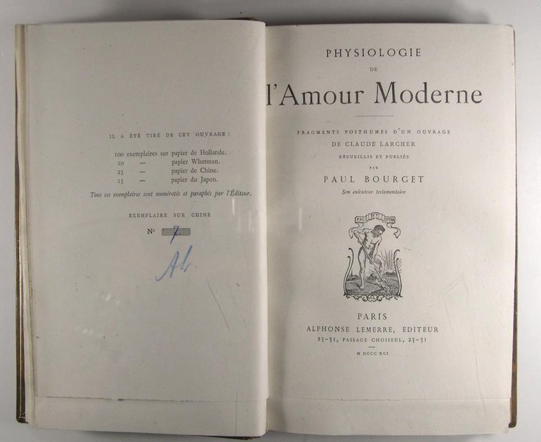 Physiologie de l’amour moderne