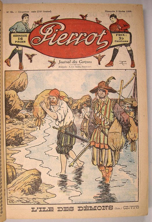 Pierrot - Journal des garçons - L'île des démons