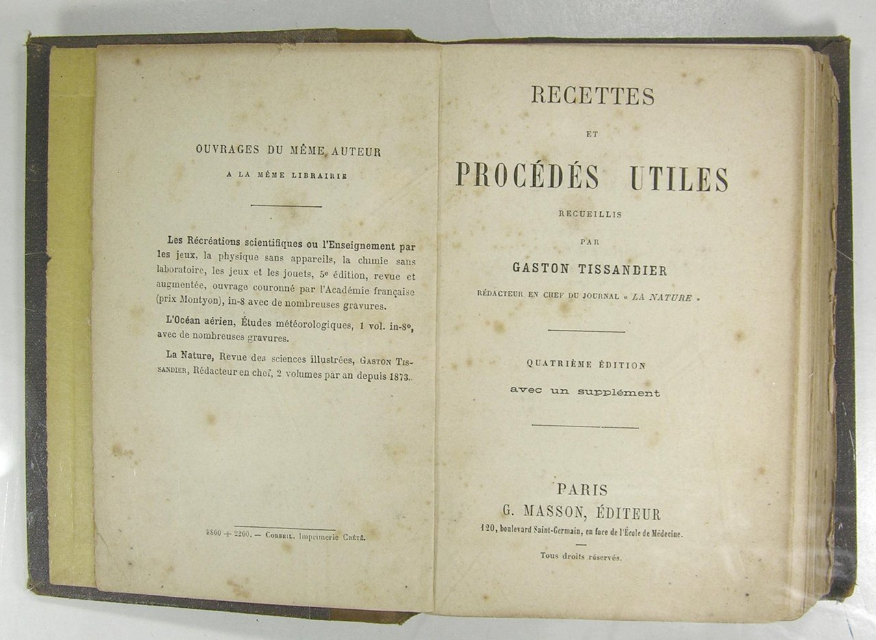 Recettes et procédés utiles | Immagine principale
