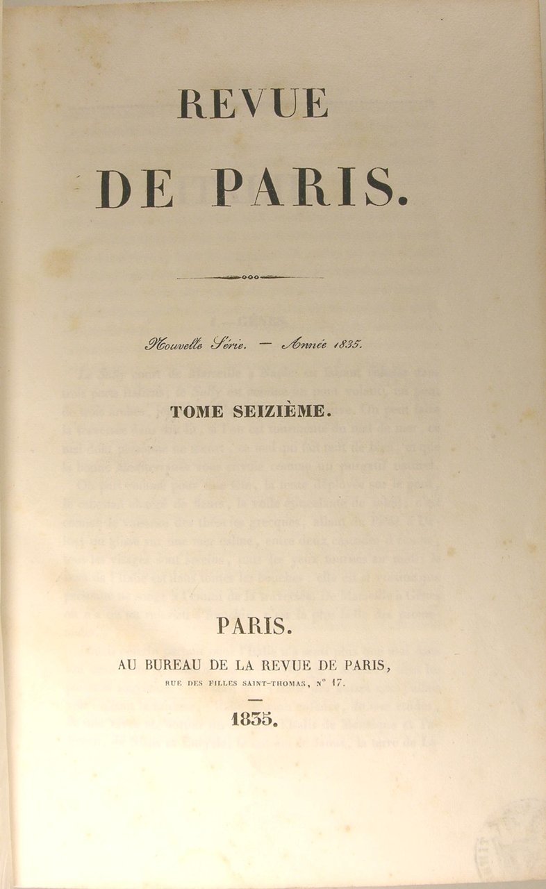Revue de Paris
