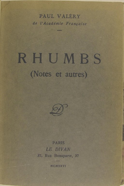 Rhumbs (notes et autres)