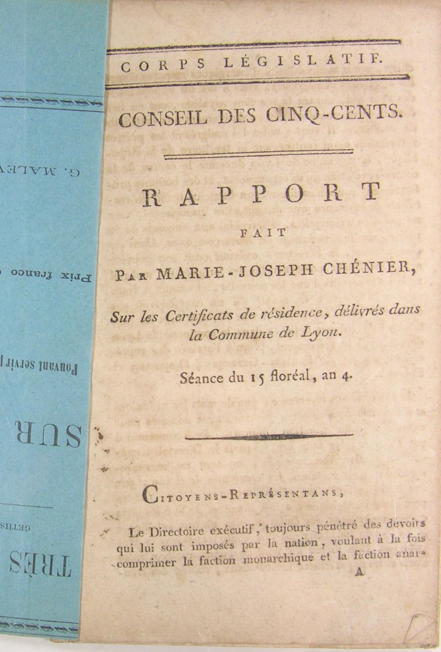 Sur les d'assassinats & massacres commis à Lyon & dans … | Immagine principale