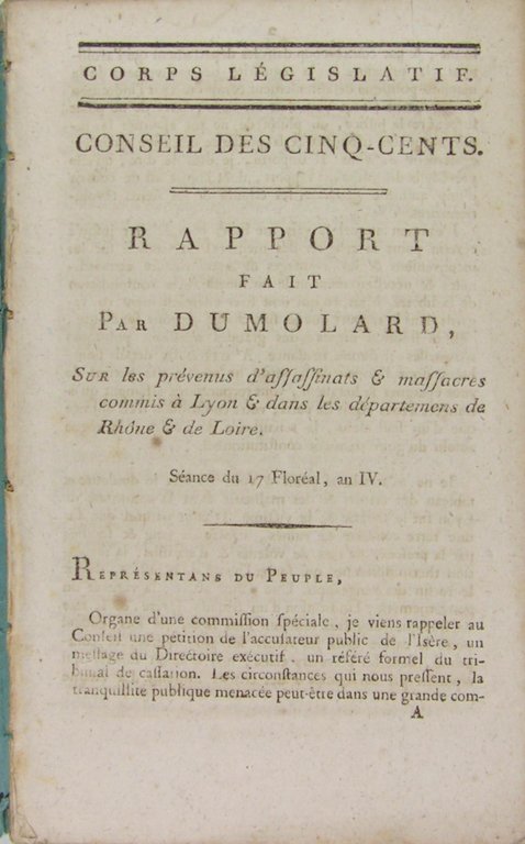 Sur les d'assassinats & massacres commis à Lyon & dans … | Immagine Gallery 3