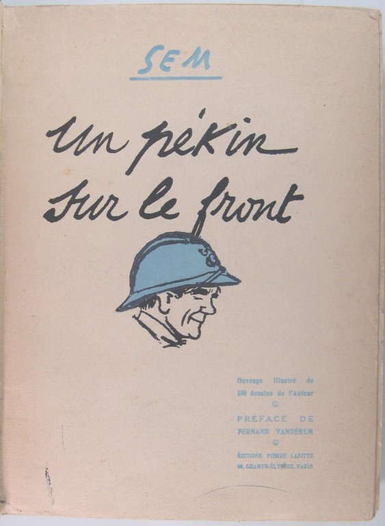 Un pékin sur le front.