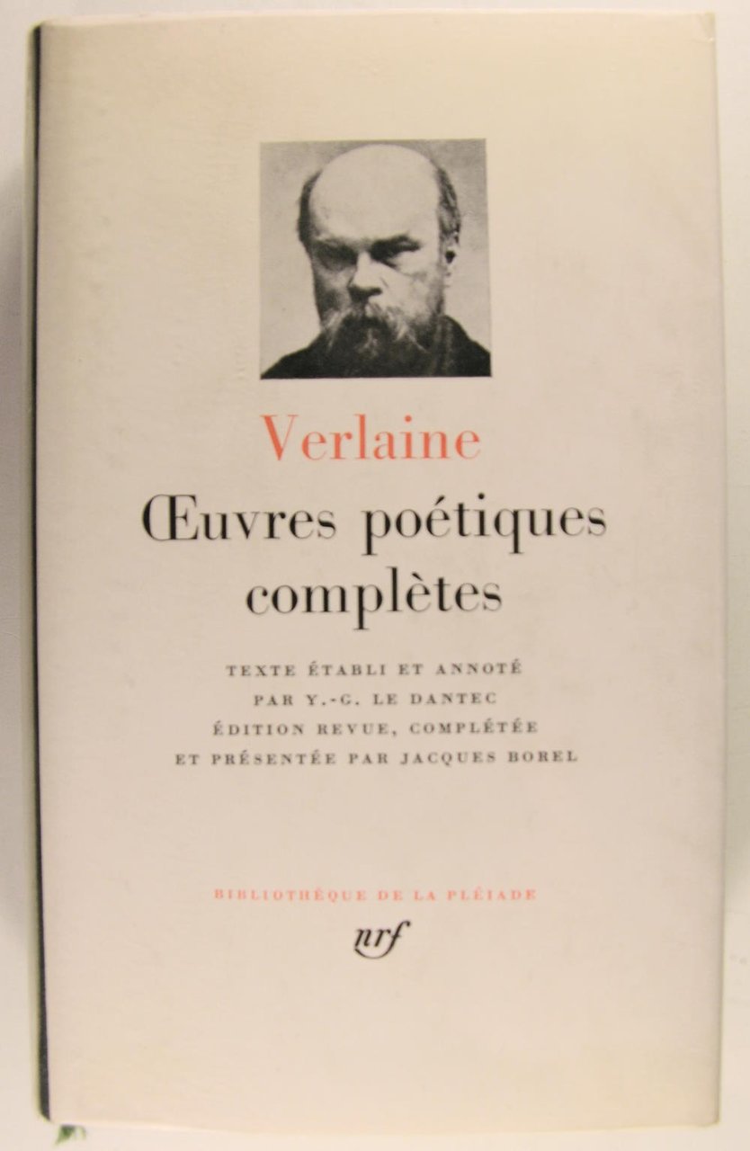 Verlaine - Oeuvres poétiques complètes.