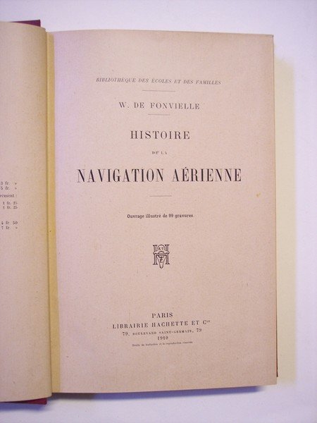 Histoire de la navigation aèrienne.