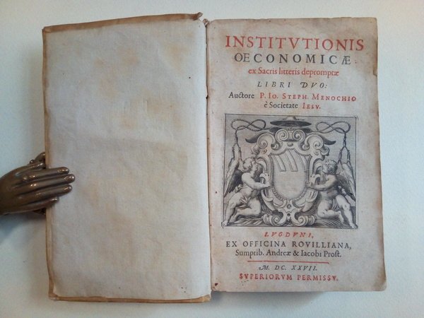 Institutionis oeconomicae ex Sacris litteris depromptae libri duo. Auctore P. …