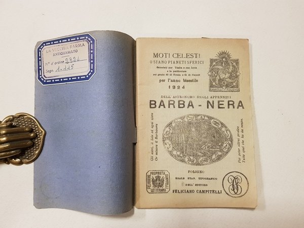 Barba-Nera per l'anno 1924. Di Feliciano Campitelli da Folgino che …