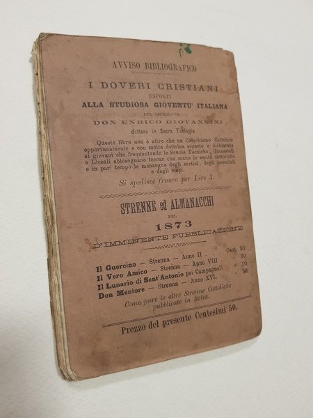 Almanacco dei cani per l'anno 1873. Anno IV.