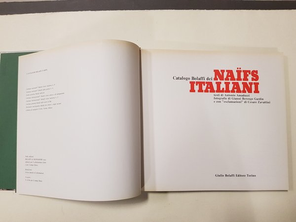 Catalogo Bolaffi dei Naifs italiani.