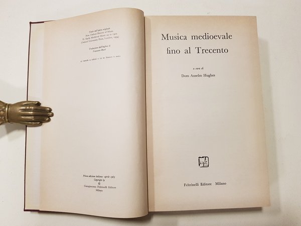 Musica medioevale fino al Trecento. Storia della musica. Vol. II.