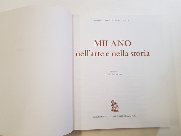 Milano nell'arte e nella storia.