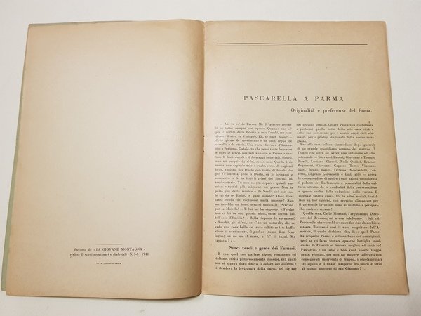 Pascarella e Trilussa (Qualche smorfia, alcuni ricordi e alquante nostalgie).