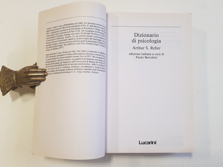 Dizionario di psicologia.