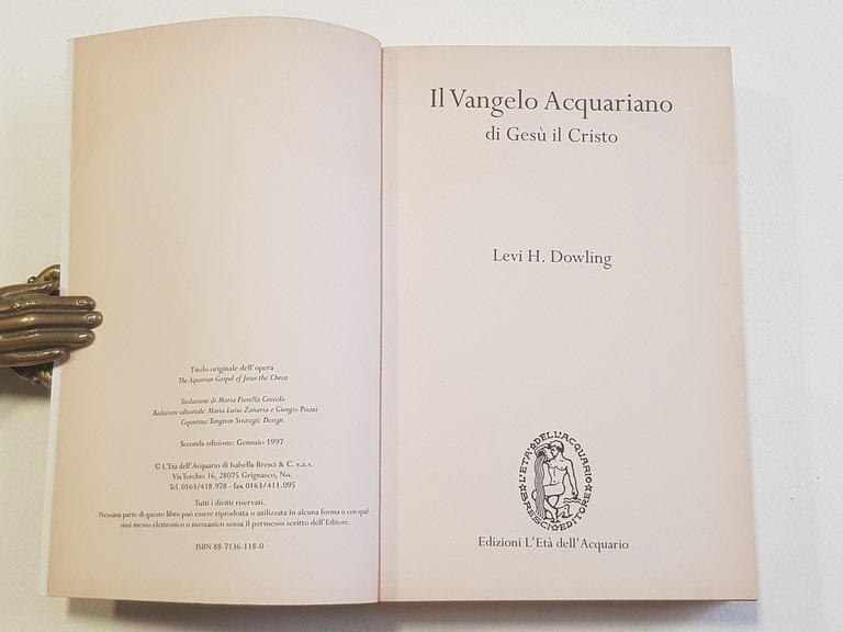 Il Vangelo acquariano di Gesù il Cristo.