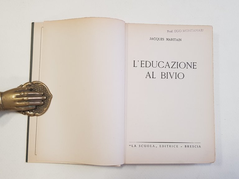 L'educazione al bivio.