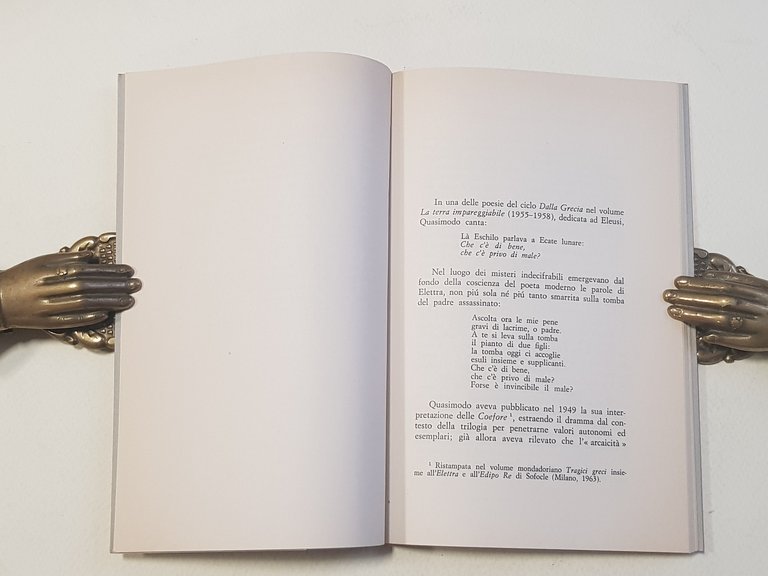 L'ultimo Quasimodo e la poesia greca.