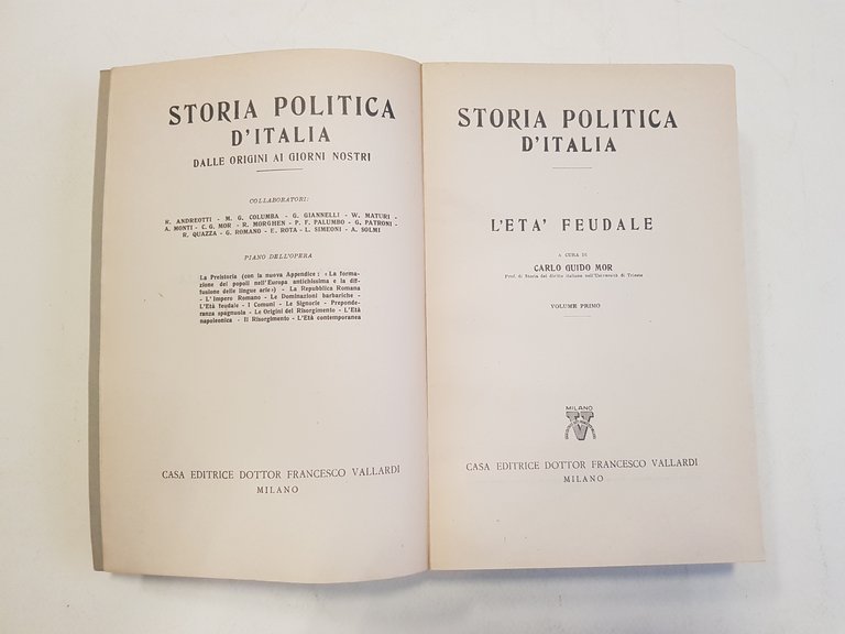 Storia politica d'Italia.L'età feudale. 2 voll.