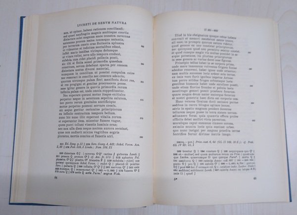 De rerum natura libri sex. Quintum recensuit J. Martin.