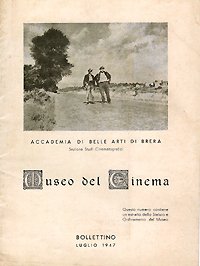 Museo del cinema. Bollettino luglio 1947.