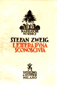 Lettera d’una sconosciuta.