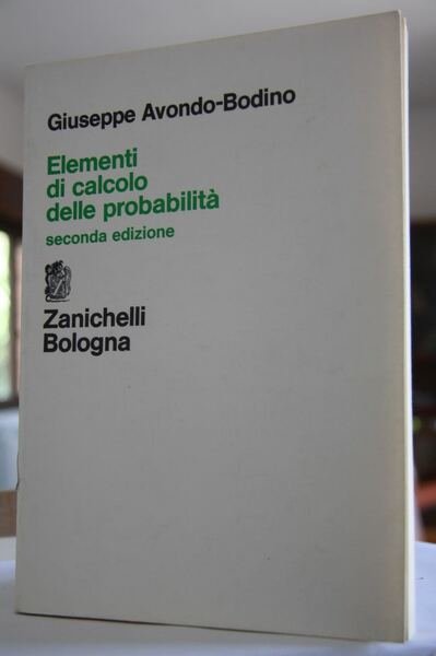 Elementi di calcolo delle probabilità Seconda edizione