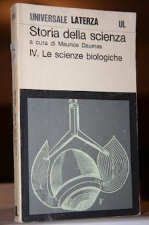 Storia della scienza vol IV Le scienze biologiche