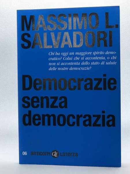 Democrazie senza democrazia