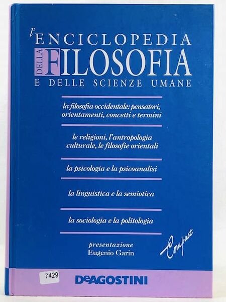 L'enciclopedia della filosofia e delle scienze umane