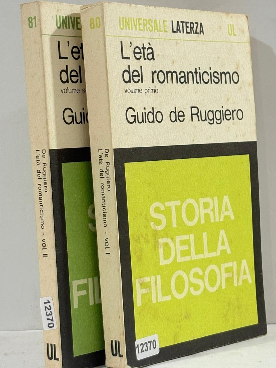 80 , 81 , L'etŕ del romanticismo volume 1 e …
