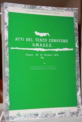 Atti il terzo convegno AMASES Napoli 29 31 ottobre 1979