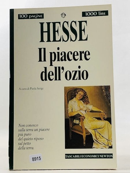 Il piacere dell'ozio