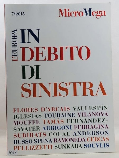 Micromega 7/2015 L'Europa in debito di sinistra