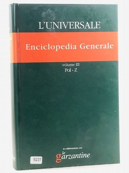 L'Universale Enciclopedia generale 3 volumi 1 A-Fru 2 Fum-Pol 3 …