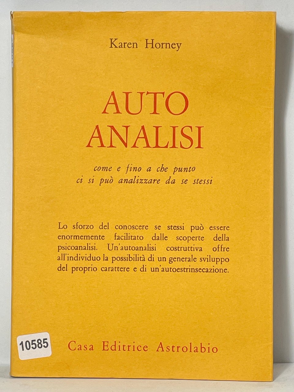 Auto Analisi - Come e fino a che punto ci …