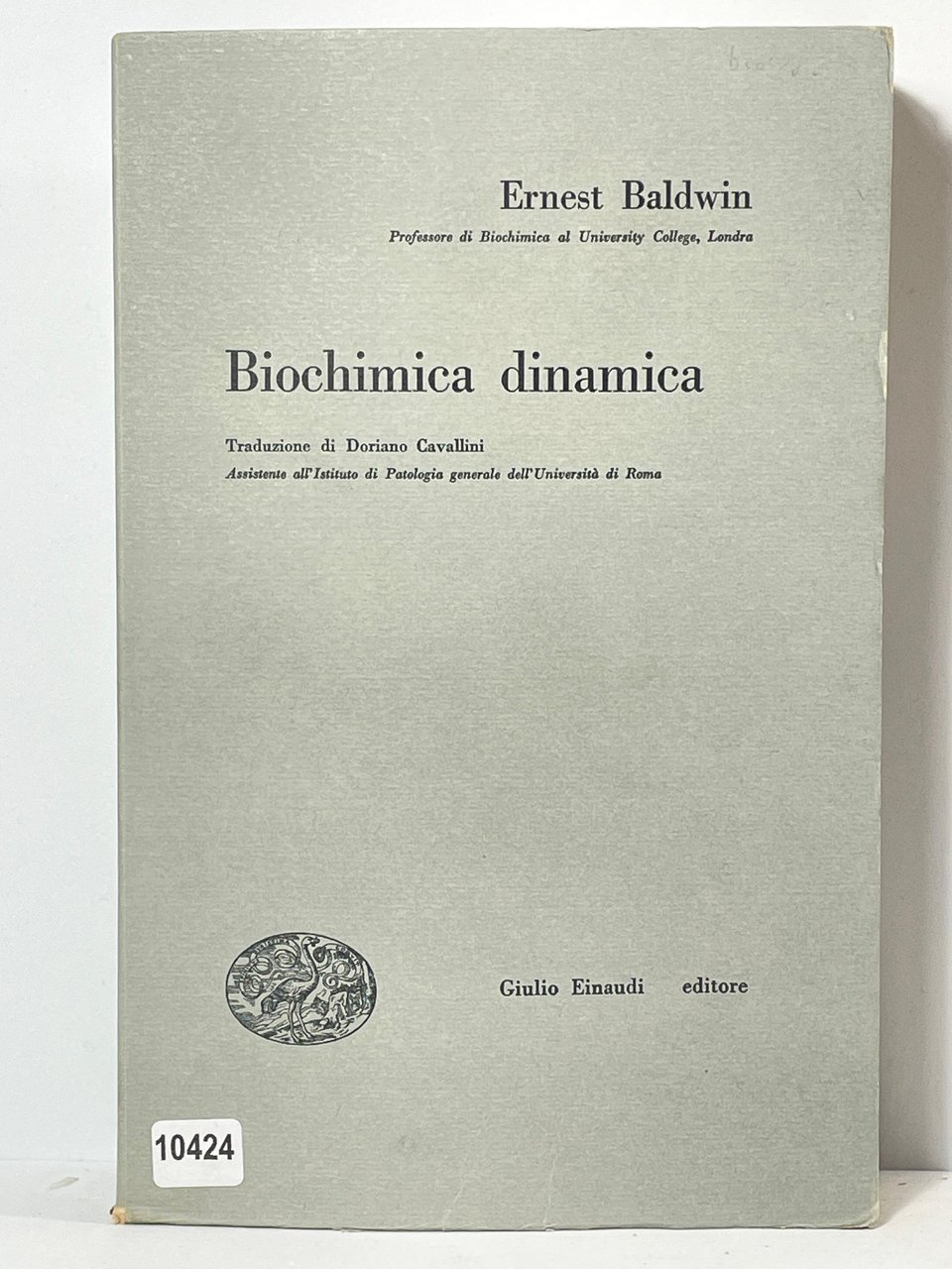 Biochimica dinamica